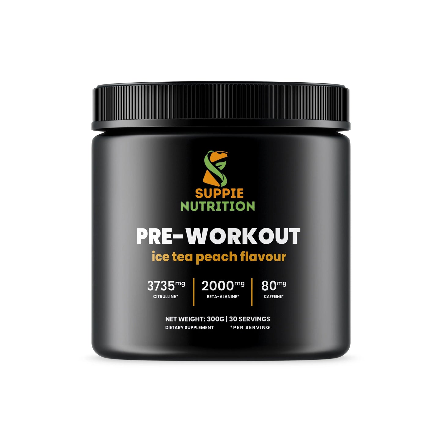 Pre-workout low cafein Suppie Nutrition